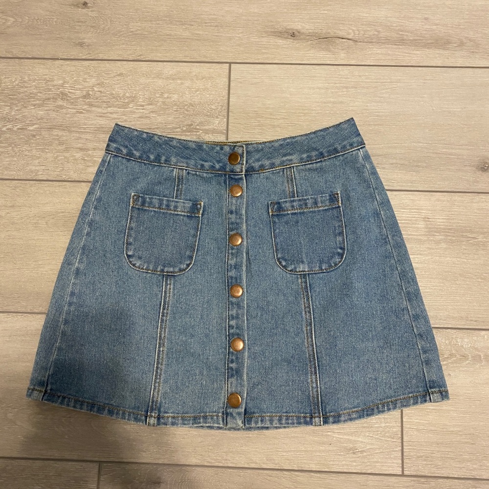 brandy melville denim skirt